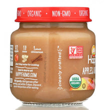 Load image into Gallery viewer, HAPPY BABY: Stage 2 Apples, Oats and Cinnamon, 4 oz