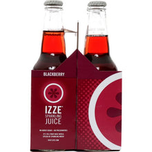 Load image into Gallery viewer, IZZE BEVERAGE: Sparkling Blackberry 4 count, 48 oz