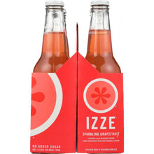 Load image into Gallery viewer, IZZE BEVERAGE: Sparkling Grapefruit Juice 4 count (12 oz each), 48 oz