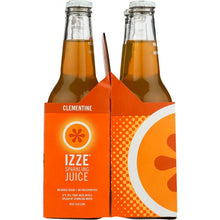 Load image into Gallery viewer, IZZE BEVERAGE: Sparkling Clementine Flavored Juice Beverage 4 count, 48 oz