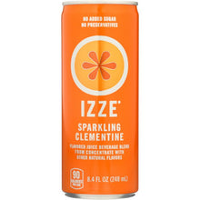 Load image into Gallery viewer, IZZE: Sparkling Clementine Flavored Juice Beverage, 8.4 oz