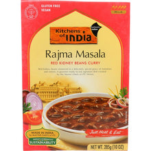 Load image into Gallery viewer, KITCHENS OF INDIA: Entre Ready To Eat Rajma Masala Curry, 10 oz