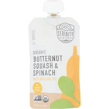 Load image into Gallery viewer, SERENITY KIDS: Food Baby Butternut Squash Spinach Organic, 3.5 oz