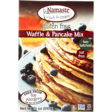 Load image into Gallery viewer, NAMASTE FOODS: Waffle & Pancake Mix Gluten Free, 21 oz