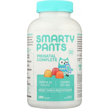 Load image into Gallery viewer, SMARTYPANTS: Prenatal Folate Omega 3 Vitamin D Gummies, 180 pc