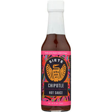 Load image into Gallery viewer, SIETE: Chipotle Hot Sauce, 5 oz
