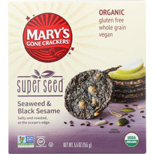 Load image into Gallery viewer, MARYS GONE CRACKERS: Cracker Seaweed & Black Sesame Org 5.5 oz