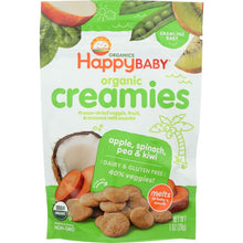 Load image into Gallery viewer, HAPPY BABY: Creamies Apple Spinach Pea and Kiwi, 1 oz