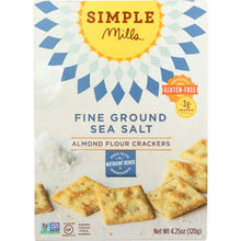 Load image into Gallery viewer, SIMPLE MILLS: Fine Ground Sea Salt Crackers, 4.25 oz