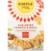 Load image into Gallery viewer, SIMPLE MILLS: Sundried Tomato Basil Crackers, 4.25 oz