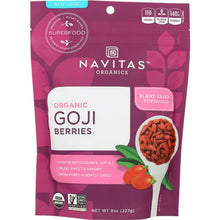 Load image into Gallery viewer, NAVITAS: Organic Goji Berries, 8 oz