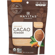 Load image into Gallery viewer, NAVITAS: Organic Cacao Powder, 8 oz