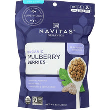 Load image into Gallery viewer, NAVITAS: Organic Mulberry Berries, 8 oz