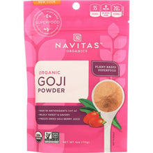 Load image into Gallery viewer, NAVITAS ORGANICS: Organic Goji Berry Powder, 4 oz