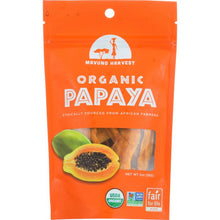 Load image into Gallery viewer, MAVUNO HARVEST: Dried Fruit Organic Papaya, 2 oz
