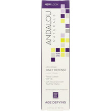 Load image into Gallery viewer, ANDALOU NATURALS: Ultra Sheer Daily Defense Facial Lotion with SPF 18 Age Defying, 2.7 Oz