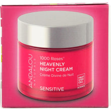 Load image into Gallery viewer, ANDALOU NATURALS: 1000 Roses Heavenly Night Cream Sensitive, 1.7 oz