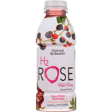 Load image into Gallery viewer, H2ROSE: Wild Berry Rose Water Beverage, 16.9 fl oz