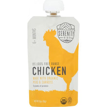 Load image into Gallery viewer, SERENITY KIDS: Chicken with Organic Peas & Carrots Baby Food, 3.5 oz