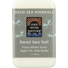 Load image into Gallery viewer, ONE WITH NATURE: Dead Sea Salt Minerals Soap Bar, 7 oz
