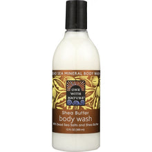 Load image into Gallery viewer, ONE WITH NATURE: Shea Butter Dead Sea Mineral Body Wash, 12 oz