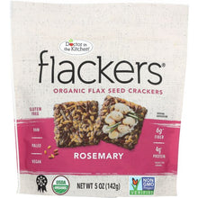 Load image into Gallery viewer, DOCTOR IN THE KITCHEN: Flackers Flax Seed Crackers Rosemary, 5 oz