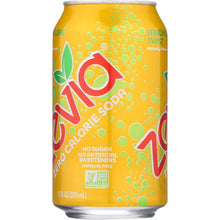 Load image into Gallery viewer, ZEVIA: Zero Calorie Soda Lemon Lime Twist 6-12 fl oz, 72 fl oz
