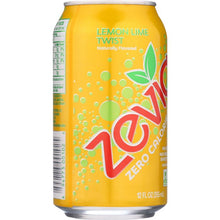 Load image into Gallery viewer, ZEVIA: Zero Calorie Soda Lemon Lime Twist 6-12 fl oz, 72 fl oz