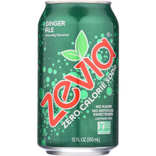 Load image into Gallery viewer, ZEVIA: All Natural Zero Calorie Soda Ginger Ale 6-12 fl oz, 72 fl oz
