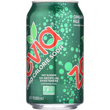 Load image into Gallery viewer, ZEVIA: All Natural Zero Calorie Soda Ginger Ale 6-12 fl oz, 72 fl oz