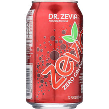 Load image into Gallery viewer, ZEVIA: Zero Calorie Soda Dr. Zevia 6-12 fl oz, 72 fl oz