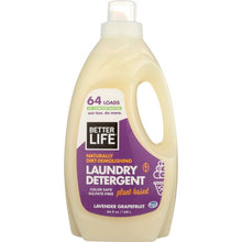 Load image into Gallery viewer, BETTER LIFE: Detergent Laundry Lavender Grapefruit, 64 oz