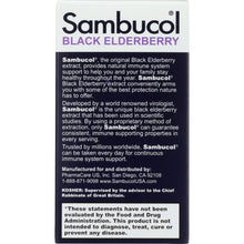 Load image into Gallery viewer, SAMBUCOL: Immune Black Elderberry Original, 30 tb