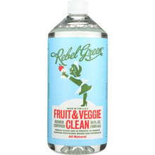 Load image into Gallery viewer, REBEL GREEN: Fruit and Veggie Clean Refill, 34 oz