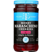 Load image into Gallery viewer, TILLEN FARMS: Merry Maraschino Pitted Cherries, 14 oz
