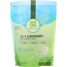Load image into Gallery viewer, GRABGREEN: 3-in-1 Laundry Detergent 24 Loads Fragrance Free, 15.2 oz