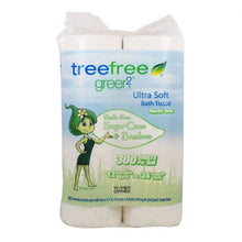 Load image into Gallery viewer, GREEN2: Tree Free Sugar Cane & Bamboo Bath Tissue 2 Ply 300 Sheets, 12 pc