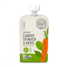Load image into Gallery viewer, SERENITY KIDS: Pouch Organic Carrots Spinach, 3.5 oz