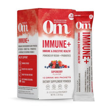 Load image into Gallery viewer, OM ORGANIC MUSHROOM NUTRITION: Immune Plus Superfood Drink Stick, 2.1 oz