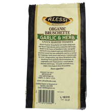 Load image into Gallery viewer, ALESSI: Garlic and Herb Italian Organic Bruschette, 5 oz
