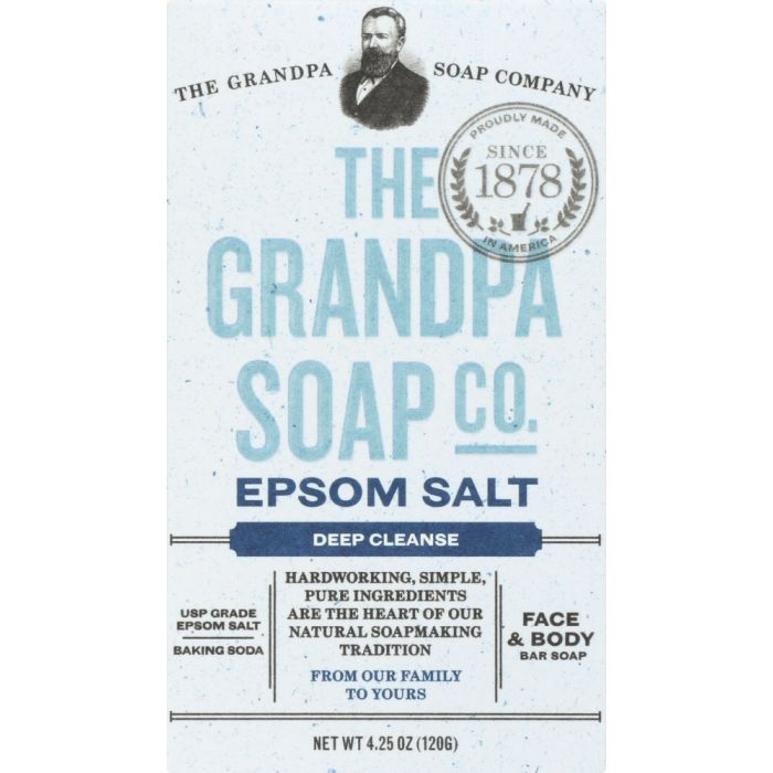 GRANDPAS: Soap Bar Epsom Salt, 4.25 oz