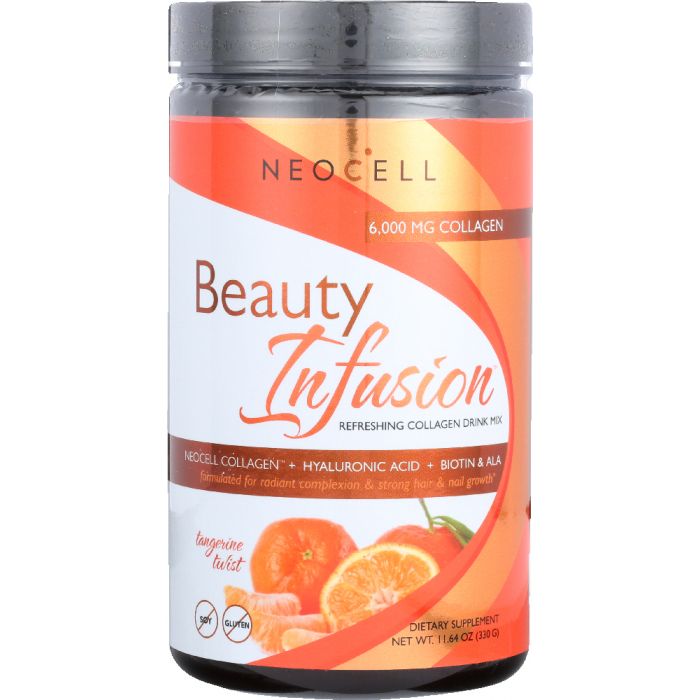 NEOCELL: Beauty Infusion Refreshing Collagen Drink Mix Tangerine Twist, 11.64 oz