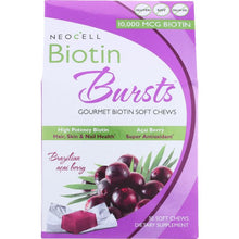 Load image into Gallery viewer, NEOCELL: Biotin Bursts Brazilian Acai Berry, 30 Soft Chews
