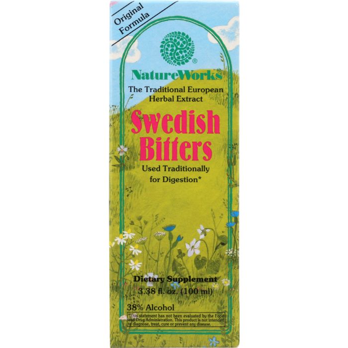 NATURE WORKS: Swedish Bitters, 3.38 oz