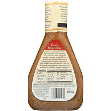 Load image into Gallery viewer, NEWMANS OWN: Family Recipe Italian Dressing, 16 oz
