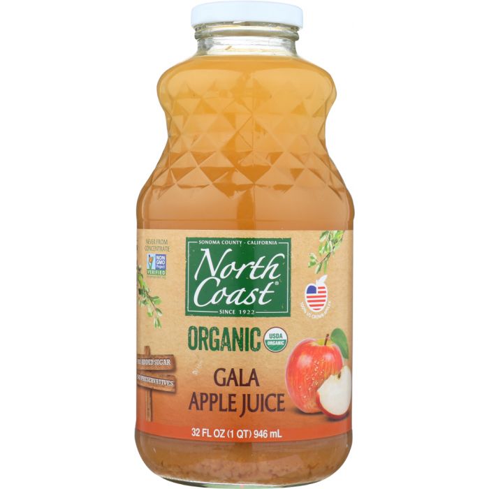NORTH COAST: Juice Gala Apple Organic, 32 oz