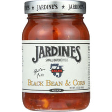 Load image into Gallery viewer, JARDINES: Black Bean &amp; Corn Salsa Medium, 16 oz
