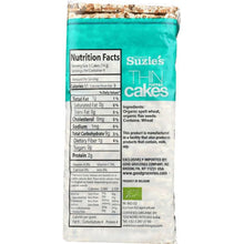 Load image into Gallery viewer, SUZIES: Spelt &amp; Flax Seeds Thin Puffed Cakes, 4.6 oz

