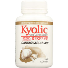 Load image into Gallery viewer, KYOLIC: Aged Garlic Extract Cardiovascular Extra Strength Reserve, 60 Capsules
