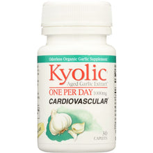 Load image into Gallery viewer, KYOLIC: Aged Garlic Extract One Per Day Cardiovascular 1000 mg, 30 Caplets
